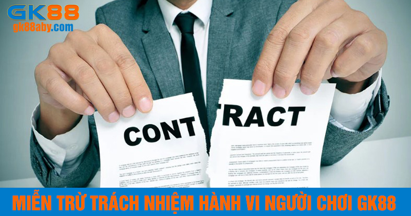 Miễn trừ trách nhiệm hành vi người chơi
