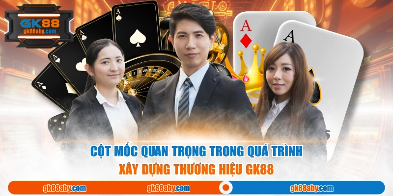 Cột mốc quan trọng trong quá trình xây dựng thương hiệu gk88